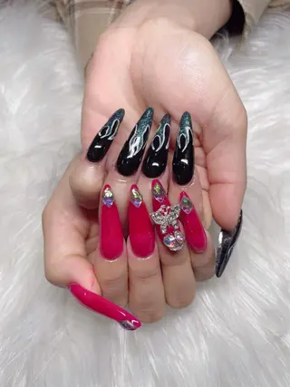 ロング ネイル 《LB》ラブリエ Nail&eyeのマツエク・マツパデザイン