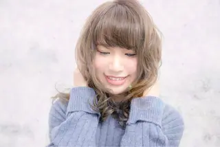 セミロング ロング カラー Re:ta Hair 飯田淳平のヘアスタイル