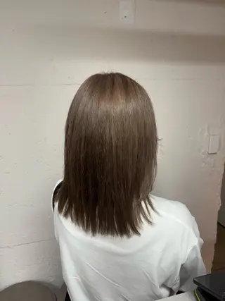 ミディアム tokute 中野真咲🐺のヘアスタイル