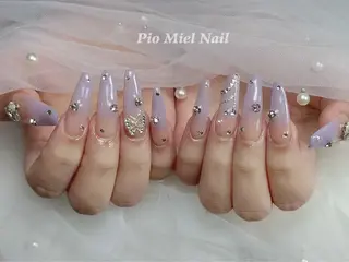 ネイル HANA 長さだしのネイルデザイン