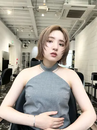 ショート カラー HARU//原宿🤍 リピート率NO.1のヘアスタイル
