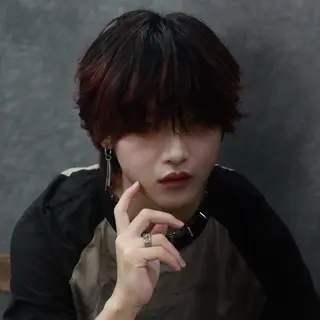 ミディアム メンズ RACCOON.TOKYO 渋谷店所属・メンズカット特化🐺 ウルフ[店長]置塩祥のヘアスタイル