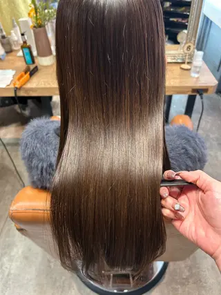 セミロング ボブ/暖色/透明 感カラー/Sachiのヘアスタイル