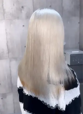 ミディアム Maison所属・Maison髪質改善 ブリーチ/ハイライトのヘアスタイル