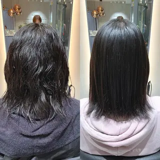 ロング パーマ 似合わせショート🌿 ボブ🫧 乾辺真悠子のヘアスタイル