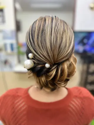 ヘアアレンジ Hair salon Lashic所属・繁華街のヘアメさん/ 麻貴のヘアスタイル