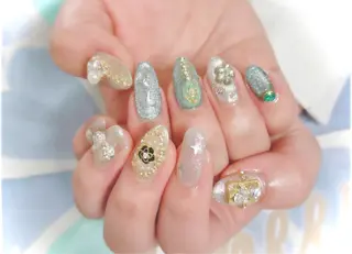 セミロング BURGUNDY 🌹eriのネイルデザイン