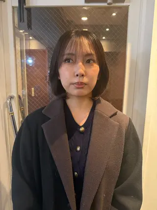 カラー La fith hair charme 渋谷店【ラフィス ヘアー シャルム】所属・ボブ/縮毛/ブリーチ KURUMI💛のヘアスタイル