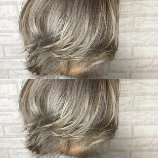 ショート カラー JILBLAN京都 ショート/ハイライトのヘアスタイル