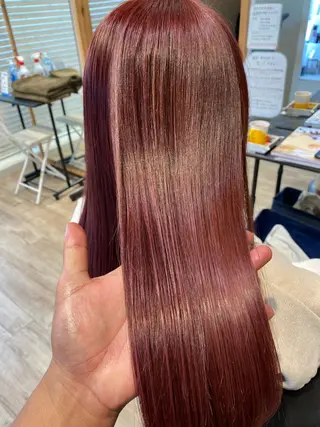 ロング カラー 関口 友行のヘアスタイル