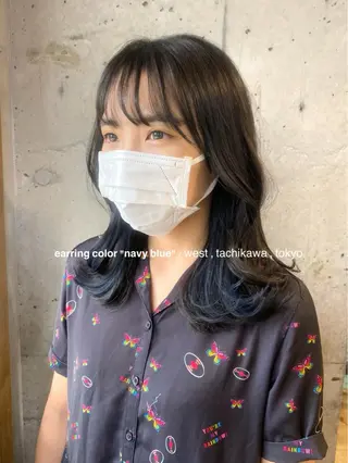 ミディアム カラー 竹嶌 健吾のヘアスタイル