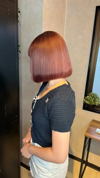 ミディアム カラー 艶カラー YOSHIMURAのヘアスタイル