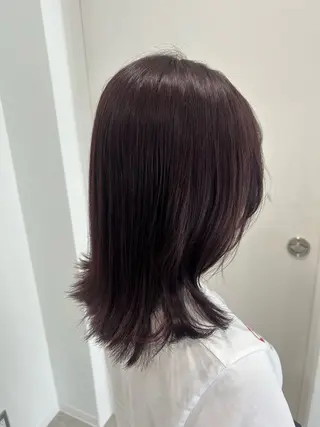 ミディアム カラー 愛結 暖色カラー🎀🩰のヘアスタイル