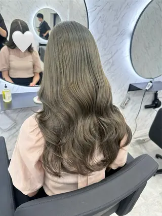 ロング カラー 韓国艶カラー 🇰🇷💎MIUのヘアスタイル