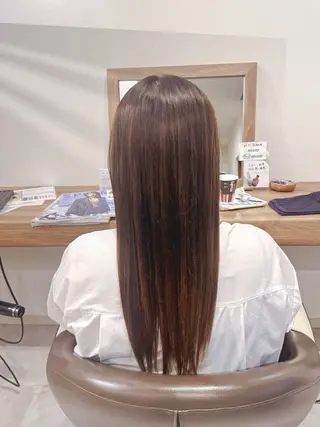 ロング パーマ no4ナチュラル戸祭所属・山越 美裕樹のヘアスタイル