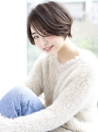 ショート カラー パーマ 💫期間限定価格💫 似合わせカット🧚のヘアスタイル