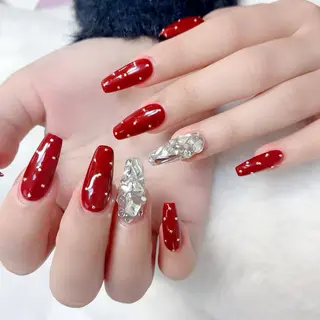 ネイル 長さだし/持込/ ins風ネイル/Umのネイルデザイン