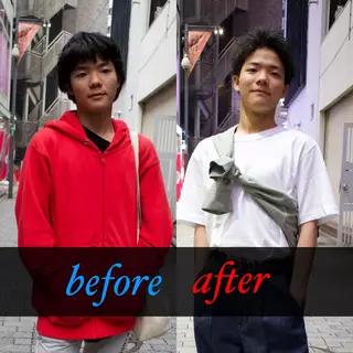 ショート カラー パーマ メンズ SALON VILLAGE 渋谷店所属・カンタ【渋谷で イメチェンさせる人】のヘアスタイル