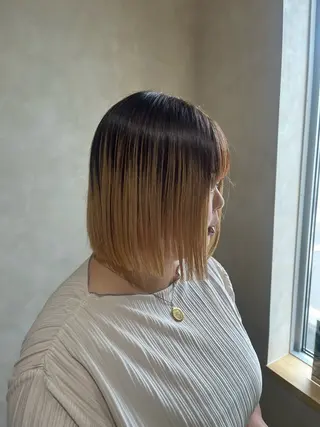 ミディアム Gigi宇都宮所属・yunica/鶴田 miyu🍀のヘアスタイル