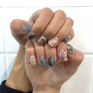 ネイル 【淡色color/ nail】maikoのネイルデザイン