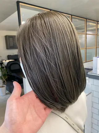 ミディアム カラー ✨大人韓国レイヤー ✨吉原 潤✨のヘアスタイル