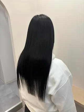 ロング と きのヘアスタイル