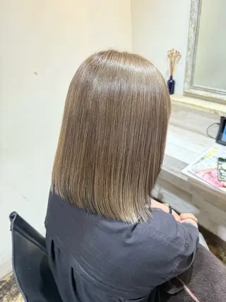 ミディアム カラー 透明感カラー/パーマ 🌀アオノのヘアスタイル