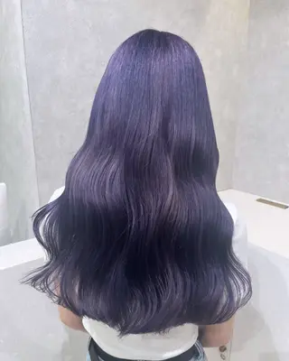 ロング カラー 韓国ヘア🇰🇷透明 感カラー/yui💞のヘアスタイル