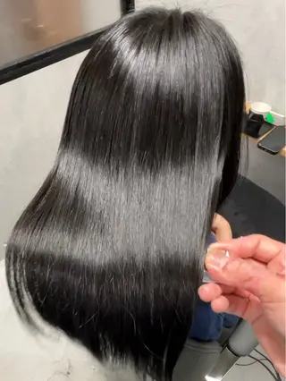 ミディアム 透明感カラー特化/ 顔まわり特化/辻部のヘアスタイル