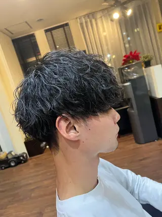 ミディアム パーマ メンズ パーマが得意な【最高 悠斗】のヘアスタイル