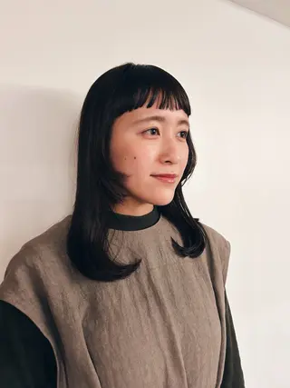 セミロング 似合わせパーマ 🌼カンナのヘアスタイル