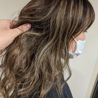 セミロング カラー Ruheplatz所属・HIKARI＠ Ruheplatzのヘアスタイル