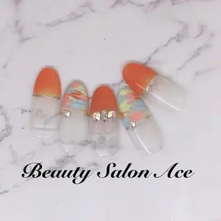 ネイル Beauty Salon Ace（ネイルサロン　エース）所属・池袋フィルイン Ace♡長さだしのネイルデザイン