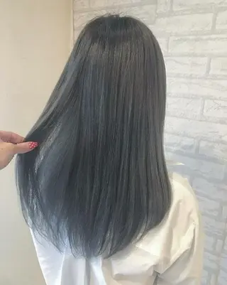 ロング カラー JIL BLAN 京都所属・RU RIのヘアスタイル
