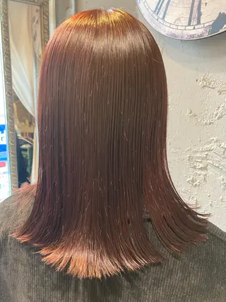 ミディアム カラー 小笠原 悠斗のヘアスタイル