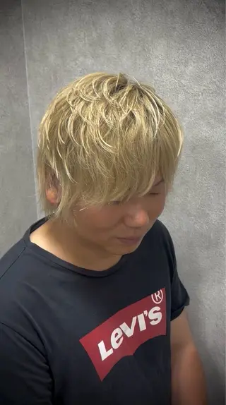 ミディアム カラー ヘアアレンジ メンズ JADE with AKROS所属・JADEwith AKROS✨サヤカのヘアスタイル