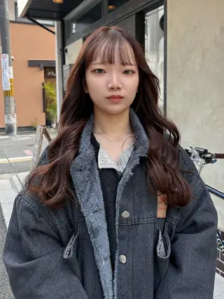 ロング カラー 京都/カラー/松野 翔のヘアスタイル