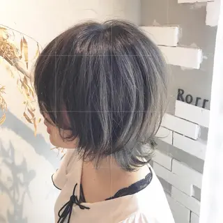 ミディアム カラー パーマ SALOWIN所属・MA Iのヘアスタイル