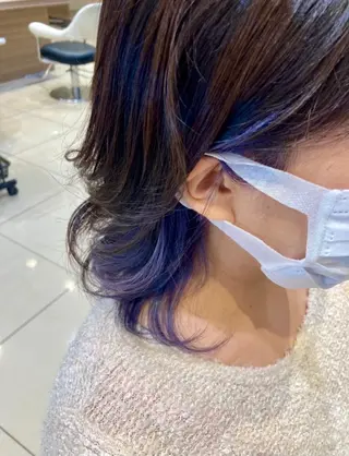 ミディアム カラー 似合わせカラーリスト 佐竹　舞🌼のヘアスタイル