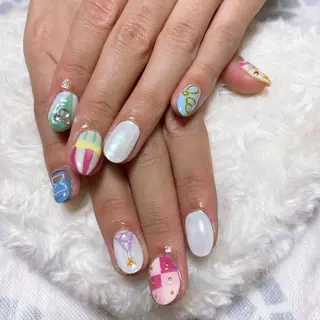 ネイル The Best Beauty受付担当のヘアスタイル