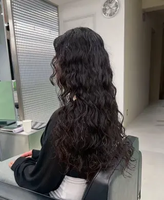 ロング パーマ 似合わせショート/ パーマ‪/表参道のヘアスタイル