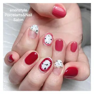 ミディアム ネイル 👑enen style👑のネイルデザイン