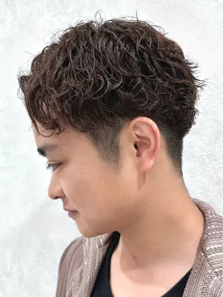 メンズ 山口稜太 メンズ/波巻きパーマのヘアスタイル