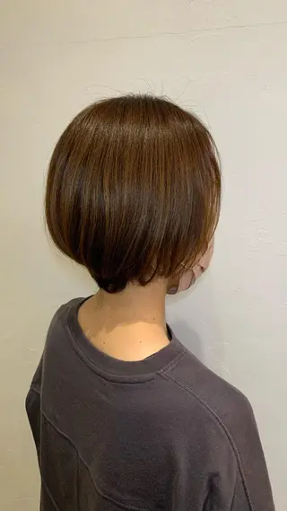 ショート カラー 🧸 仲間ひめかのヘアスタイル