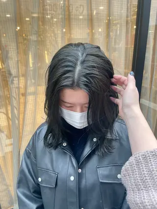 ミディアム カラー カラー/レイヤー/ 髪質改善/PAAQのヘアスタイル