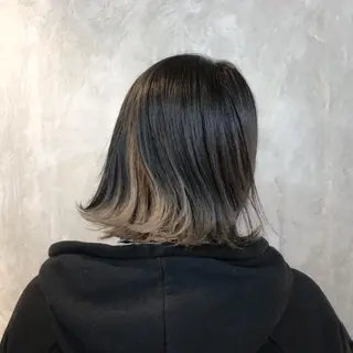 ミディアム カラー ヘアアレンジ レイヤー/ウルフ/ ハッシュカット/そらのヘアスタイル