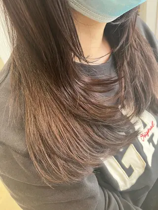 福島 果音のヘアスタイル