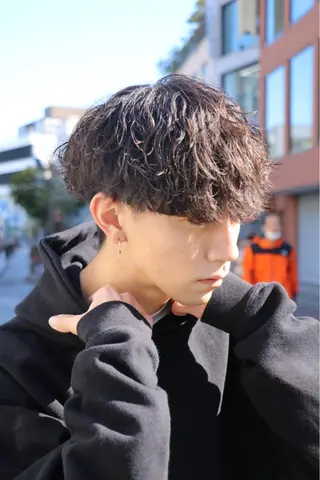 ショート パーマ メンズ fifth リュウセイのヘアスタイル