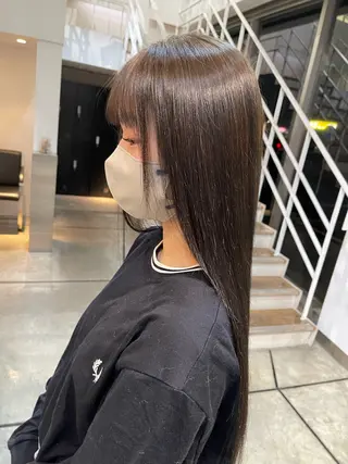 ロング カラー 髪質改善/美髪縮毛矯 正のスペシャリストのヘアスタイル