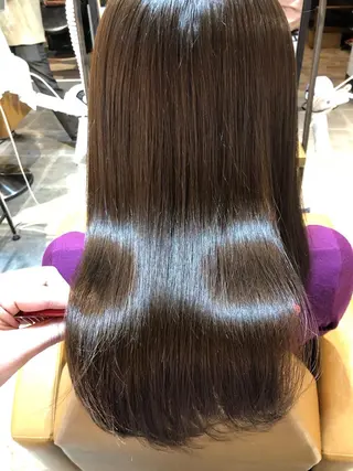 ロング 髪質改善縮毛矯正 リピートNo.1米倉のヘアスタイル